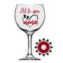 Imagem de Taça Gin Mães de Vidro com Base Decorada - 600ml