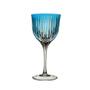 Imagem de Taça para água em cristal Strauss Overlay 225.101.150 520ml azul claro