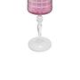 Imagem de Taça para água lapidada em cristal ecológico Bohemia Grace 300ml magenta