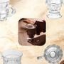 Imagem de Taça Para Cappuccino Café Com alça E Pé De Cristal Diamante 142ml - LYOR