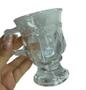 Imagem de Taça para cappuccino com alça e pé de cristal diamante