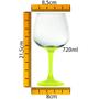 Imagem de Taça Para Gin Tonica Martini 720ml Base Colorida Vidro