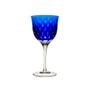 Imagem de Taça para vinho tinto em cristal Strauss Overlay 225.102.152 370ml azul escuro