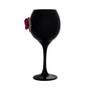 Imagem de Taça Preta Pomba Gira Menina Rosa E Leque 400Ml 20Cm Celebra