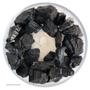 Imagem de Taça Proteção Pedra Turmalina Negra Ponta De Cristal E Sal Grosso 7cm