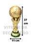 Imagem de Taça Troféu Copa Do Mundo Qatar Fifa Tamanho Real 37cm