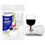 Imagem de Taça Vinho Acrílico Descartável Strawplast 260Ml - 4 Taças