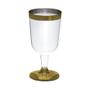 Imagem de Taça Vinho Linha Gold 210ml - SilverPlastic 