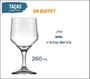 Imagem de Taça Vinho Tinto Branco de Vidro Pequena Buffet 260ml 02uni