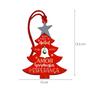 Imagem de Tag para Árvore de Natal Enfeite Pinheirinho Vermelho com Guizo 13,5x10cm MDF - Wp Connect