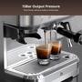 Imagem de Takywep Máquina de Espresso com Moedor 15 Bar Prata