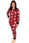 Imagem de Tal Mãe Tal Pet Pijama Feminino Longo e Roupa Pet Natal Flocos de Neve