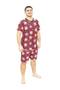 Imagem de Tal Pai Tal Pet Pijama Masculino Curto e Roupa Pet Natal Flocos de Neve