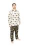 Imagem de Tal Pai Tal Pet Pijama Masculino Longo e Roupa Pet Natal Dourado