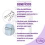 Imagem de Talabarte Alça Raij Simples Com 2 Ganchos Branco Nylon para Timba e Bombo