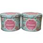 Imagem de Talco encanto com pompom 100g kit com 2 ninna rosa