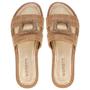 Imagem de Tamanco feminino flat via marte 23-19711-52 - camel