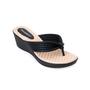 Imagem de Tamanco Feminino Piccadilly Anabela Dedo Chinelo 540344 Preto