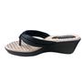 Imagem de Tamanco Feminino Piccadilly Anabela Dedo Chinelo 540364 Preto