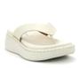 Imagem de Tamanco flat feminino vizzano off white