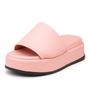 Imagem de Tamanco Flatform Feminino Plataforma 5300 Napa Rosa BB