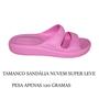 Imagem de Tamanco Nuvem Slide Picadilly Marshmallow Anatômico chinelo sandália cor rosa chiclete super leve