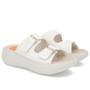 Imagem de Tamanco Salto Plataforma Couro Verniz Off-White Fivela