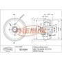 Imagem de Tambor de Freio Traseiro p/ Celta e Prisma - FREMAX - BD3084