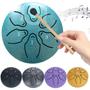 Imagem de Tambor De Língua De Aço Portátil 3 Polegadas 6 Notas Hand Pan Drum Para Yoga Meditação Percussão