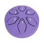 Imagem de Tambor De Língua De Aço Portátil 3 Polegadas 6 Notas Hand Pan Drum Para Yoga Meditação Percussão