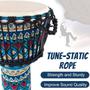 Imagem de Tambor Djembe AKLOT - 28cm x 51cm - Leve e Resistente em Resina ABS