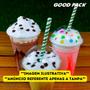 Imagem de Tampa Bolha Dome COM Furo para Copo Felicidade Milkshake Smoothies Bebidas Goodpack - 98mm - 100 Unidades