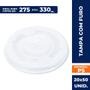 Imagem de Tampa c/ furo p/ 330 ml e 275 ml.  c/ 20x50 un.