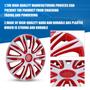 Imagem de Tampa de aro de roda Hubcaps I1MOTOR de 15" Universal R15, conjunto de 4