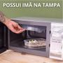 Imagem de Tampa De Microondas Transparente Magnético Proteção Alimentos Anti Sujeira Comida Micro Ondas Cozinha Alimento Pratos