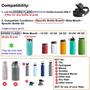 Imagem de Tampa de Reposição para Hydro Flask Wide Mouth (946ml e 1,2L) - Pacote com 2