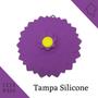 Imagem de Tampa De Silicone Redonda Flor Antitransbordamento Colors