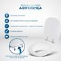 Tampa de Vaso em MDF Sabatini Areia para bacia Icasa - Pontto Lavabo Imagem de Tampa de Vaso em MDF Sabatini Areia para bacia Icasa