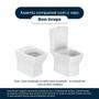Tampa de Vaso MDF Com Amortecedor Boss Onix (Preto Fosco) para Bacia Incepa com Ferragem Dourada - Pontto Lavabo Imagem de Tampa de Vaso MDF Com Amortecedor Boss Onix (Preto Fosco) para Bacia Incepa com Ferragem Dourada