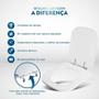 Tampa de Vaso Mist Branco para bacia Icasa 6lpf - Pontto Lavabo Imagem de Tampa de Vaso Mist Branco para bacia Icasa 6lpf