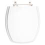 Tampa de Vaso Poliéster Hawaii Branco para bacia Mondialle - Pontto Lavabo Imagem de Tampa de Vaso Poliéster Hawaii Branco para bacia Mondialle