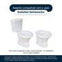 Imagem de Tampa de Vaso Sanitário Evolution Cinza Escuro para bacia Santamarina