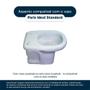 Imagem de Tampa de Vaso Sanitário Paris Bone (Bege Claro) para bacia Ideal Standard
