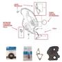 Imagem de Tampa Frontal Ford Transit 2008 a 2011 2.4 Kit com Retentor/Junta/ Cola - Importada - 3C1Q6019AB