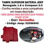 Imagem de Tampa Superior Protetor Bateria Jeep Compass Trailhawk 2016 2017 2018 2019 2020 2021 2.0