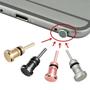 Imagem de Tampa Tampinha Protetora Anti Poeira Sujeira Entrada Saída P2 P3 3,5mm Fone e Microfone Plug Conector Adaptador