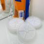 Imagem de Tampa Transparente para potes de 120ml e para copos de isopor 180ml Totalplast com 100 unidades