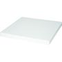 Imagem de Tampo de mesa plastico geo quadrada branca 79x79 cm