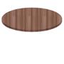 Imagem de Tampo Redondo 70 cm (Largura) PE40 Pandin MDP 4,00 cm (altura) Cor Walnut