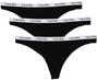Imagem de Tanga Calvin Klein Carousel Feminina - Pacote com 3 Unidades (Pequena)